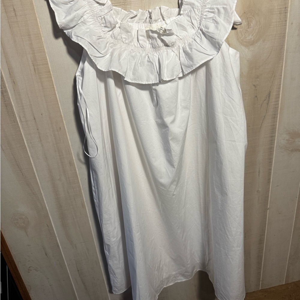 White MARIA Mini DRESS HYACINTH